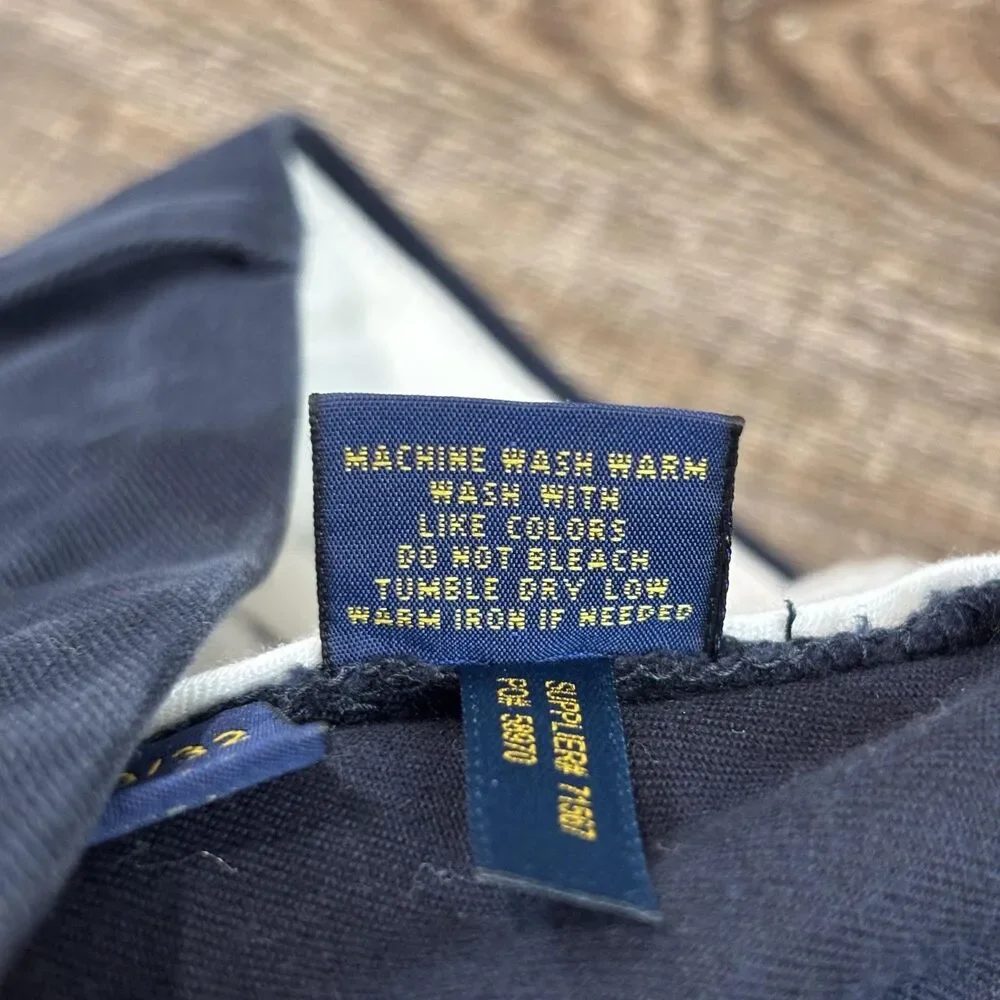 Polo Ralph Lauren Pants Men's 30x32 Navy Blue Classic Fit Chino Casual Preppy